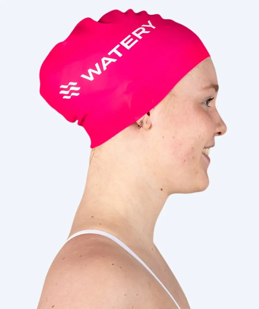 Clearance Watery badehætte (fra 10 år) - Signature - Pink
