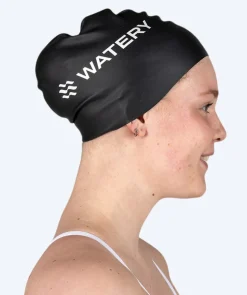 New Watery badehætte (fra 10 år) - Signature - Sort