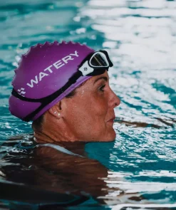 New Watery badehætte (fra 10 år) - Signature - Sort