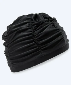 Sale Watery badehætte med draperinger - Maxwell - Sort