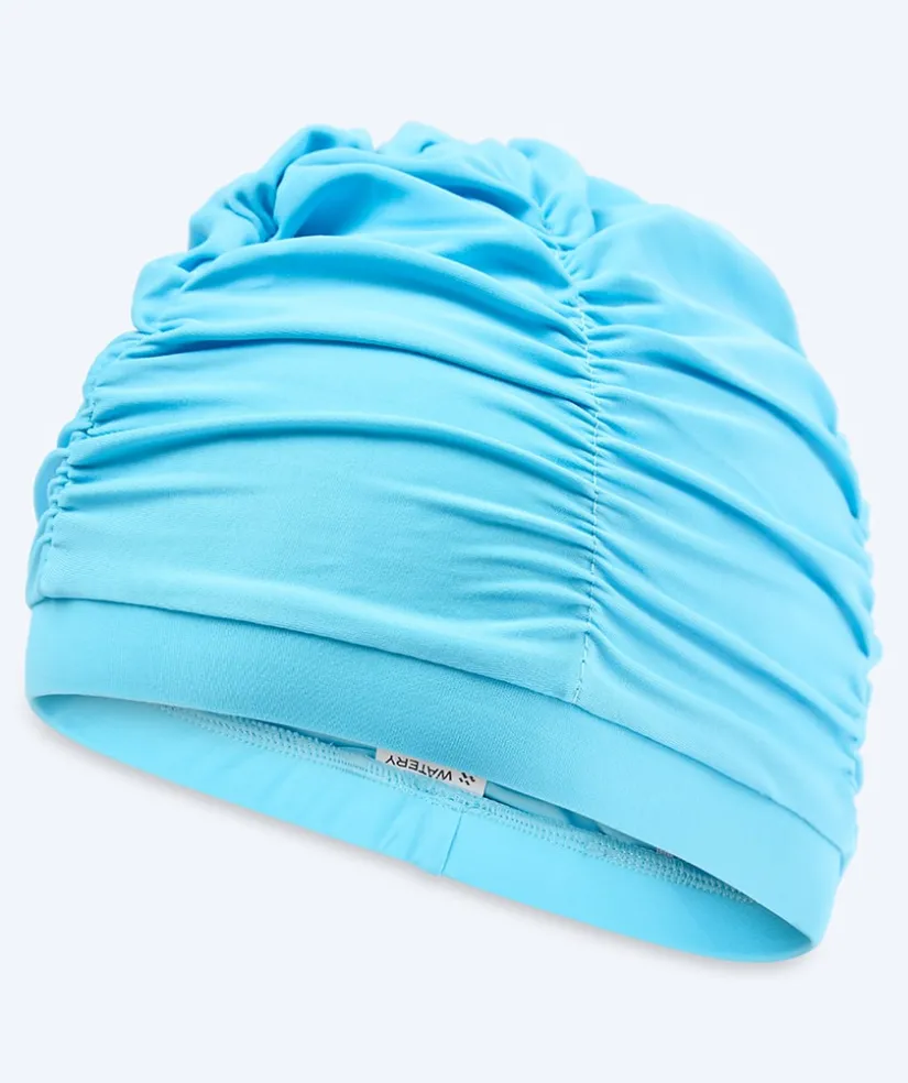 Best Watery badehætte med draperinger - Maxwell - Lake Blue
