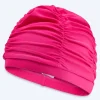 New Watery badehætte med draperinger - Maxwell - Rose Red