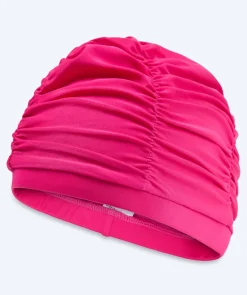 New Watery badehætte med draperinger - Maxwell - Rose Red