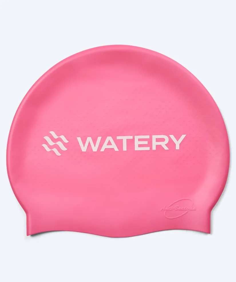 Best Watery badehætte med knopper - Avisa Bud - Lyserød
