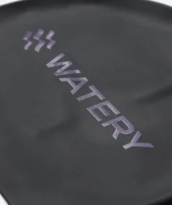 Hot Watery badehætte - Signature Metallic - Sort/lilla