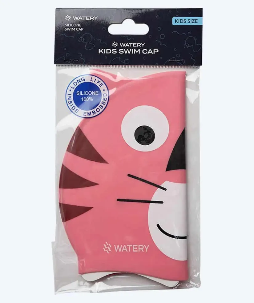 Sale Watery badehætte til børn - Dashers - Tiger (Lyserød)
