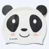 Best Watery badehætte til børn - Dashers - Panda Bear (Hvid/sort)