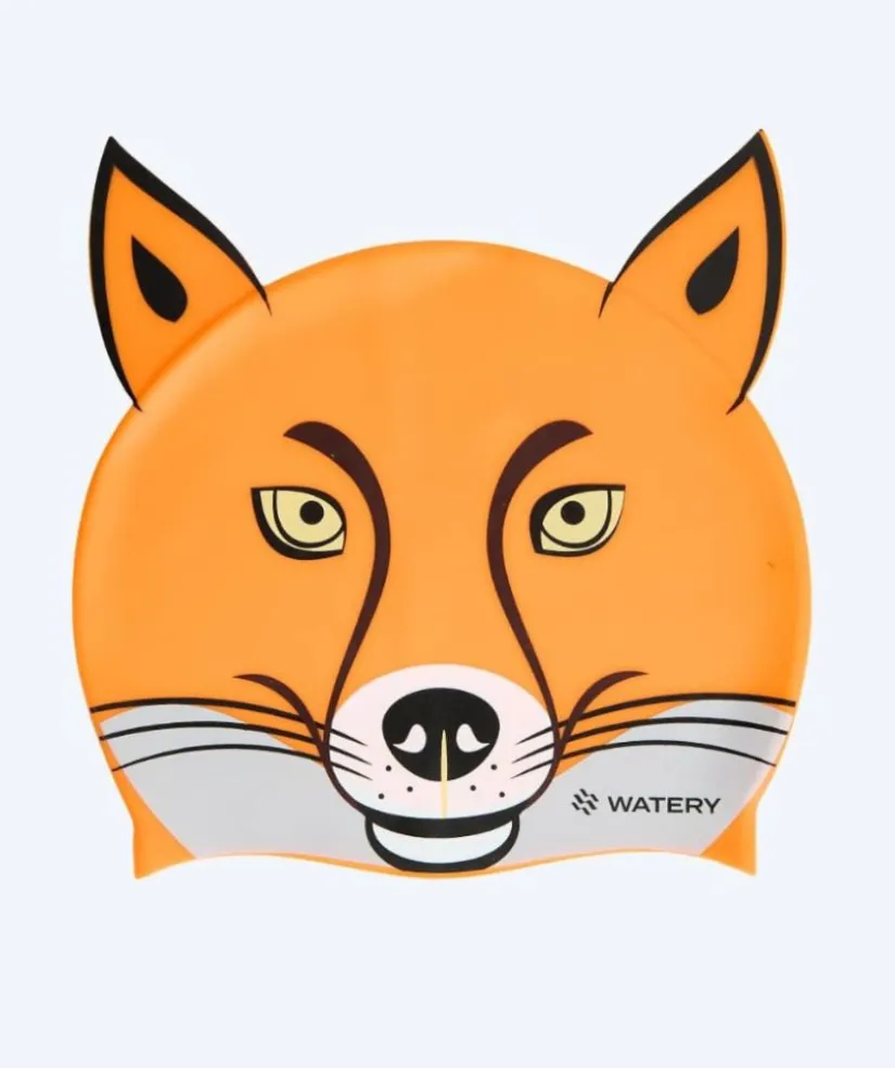 Watery badehætte til børn - Dashers - Fox (Orange/grå)