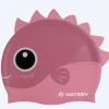 New Watery badehætte til børn - Fishi - Pink Shark