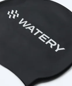 New Watery badehætte til børn (3-10) - Signature - Sort