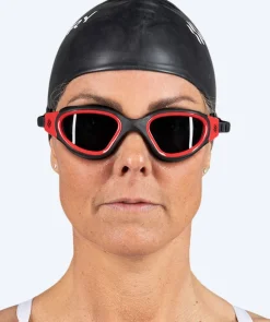 Hot Watery badehætte til langt hår - Signature - Sort