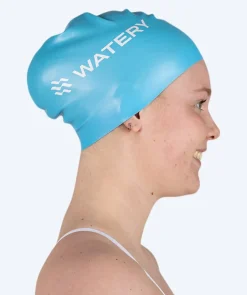 Discount Watery badehætte til langt hår - Signature - Blå