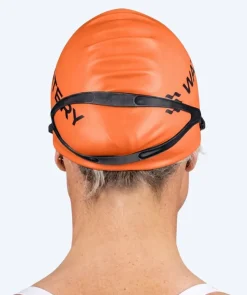 Online Watery badehætte til langt hår - Signature - Orange