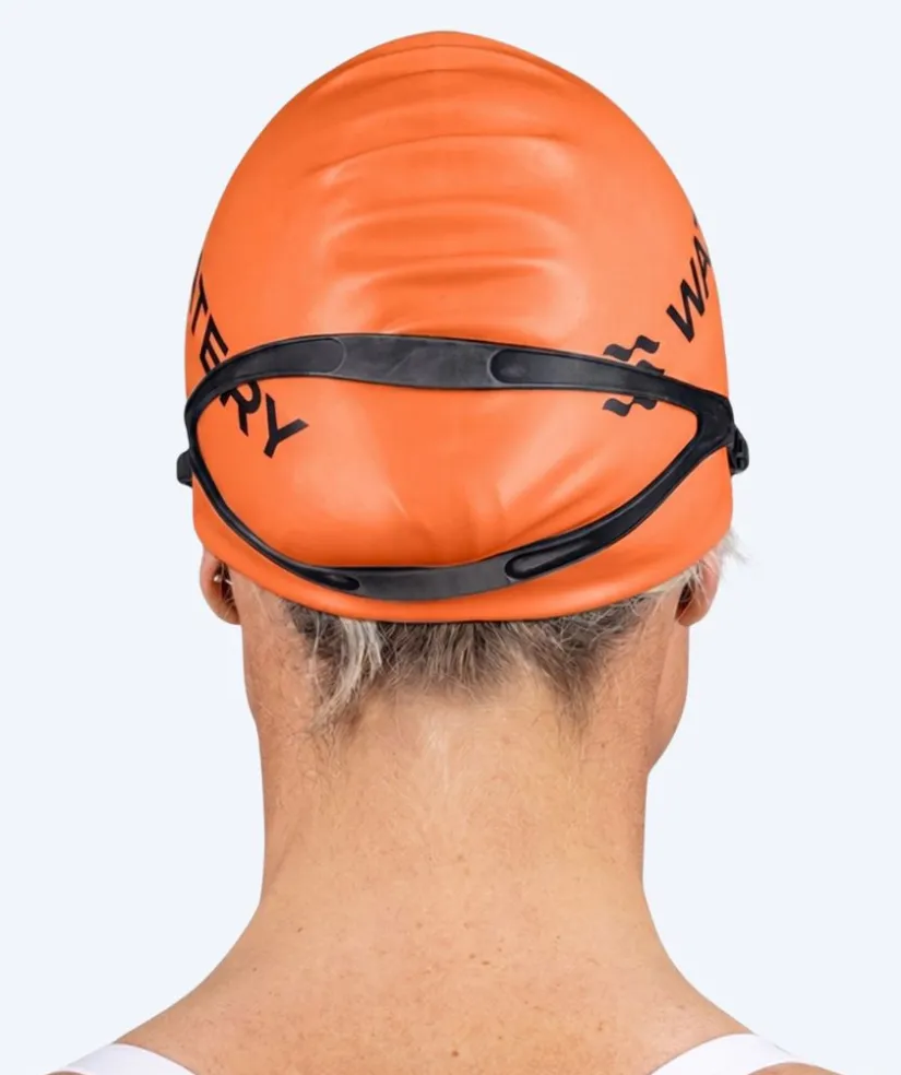 Online Watery badehætte til langt hår - Signature - Orange