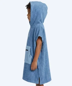 Best Watery badeponcho til børn (1-6) - Bomuld - Atlantic Blue