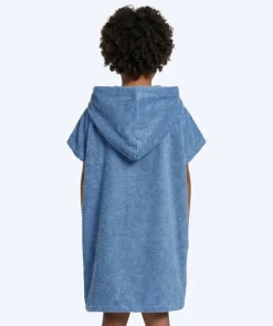 Best Watery badeponcho til børn (1-6) - Bomuld - Atlantic Blue