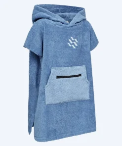 Best Watery badeponcho til børn (1-6) - Bomuld - Atlantic Blue
