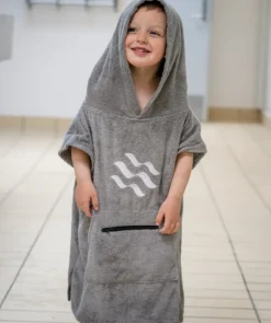 New Watery badeponcho til børn (1-6) - Bomuld - Pink