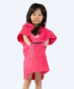 New Watery badeponcho til børn (1-6) - Bomuld - Pink