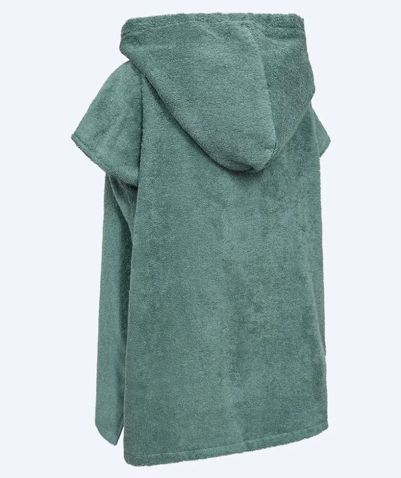 Hot Watery badeponcho til børn (1-6) - Bomuld - Forest Green