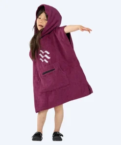 Best Watery badeponcho til børn (1-6) - Bomuld - Lilla