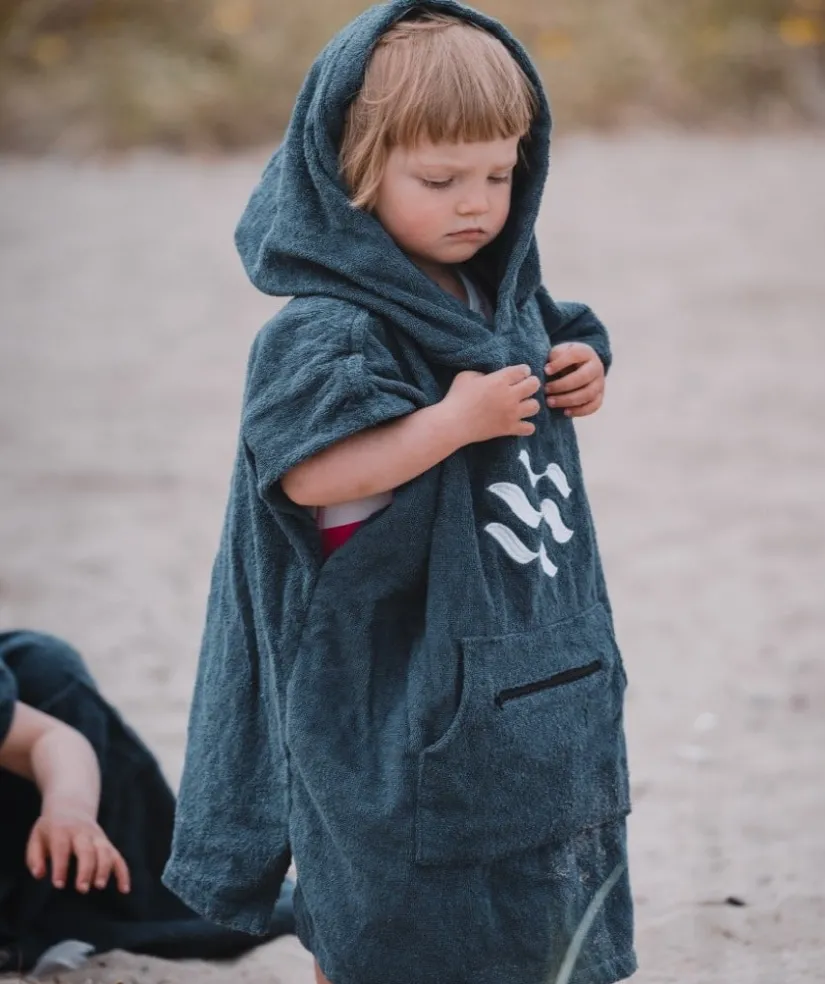 Best Watery badeponcho til børn (1-6) - Bomuld - Lilla