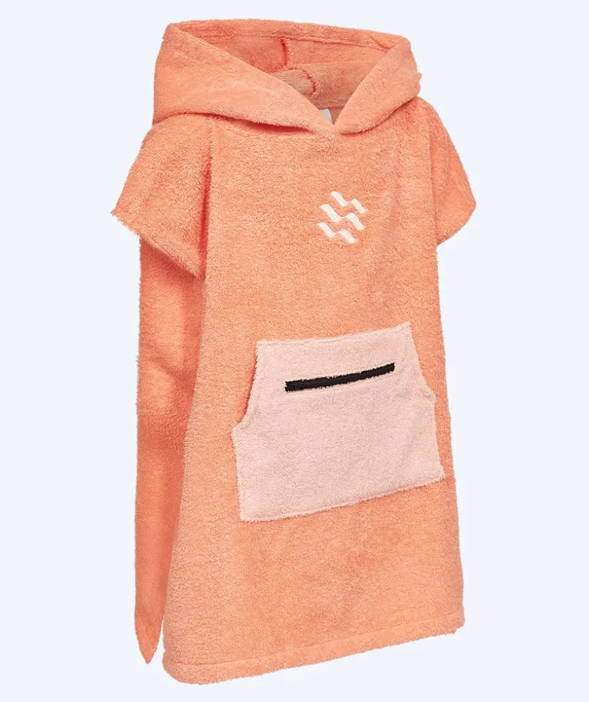 Clearance Watery badeponcho til børn (1-6) - Bomuld - Atlantic Pink