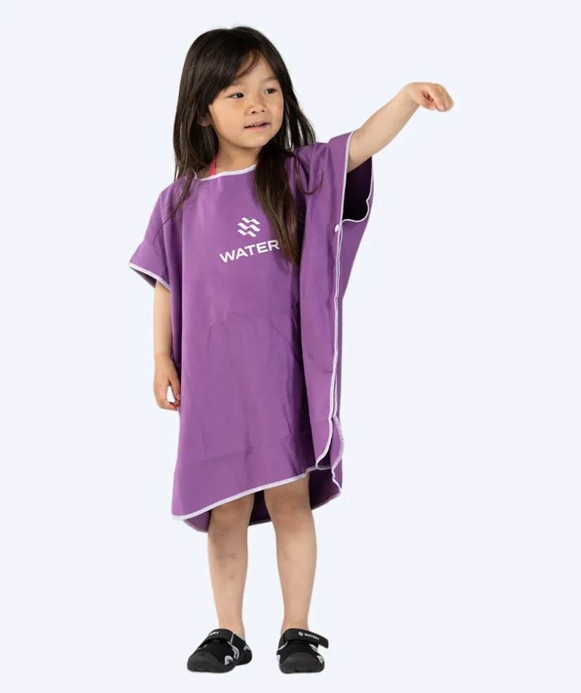 Watery badeponcho til børn (1-6) - Microfiber - Lilla