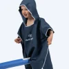 New Watery badeponcho til børn (1-6) - Microfiber - Mørkeblå