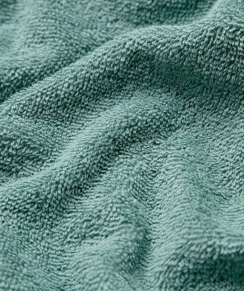 Online Watery badeponcho til junior (6-15) - Bomuld - Forest Green