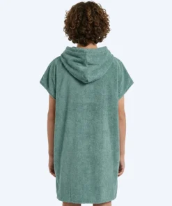 Online Watery badeponcho til junior (6-15) - Bomuld - Forest Green