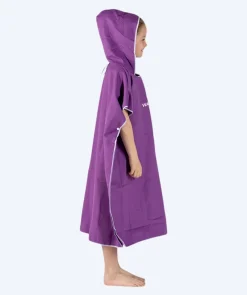 Outlet Watery badeponcho til junior (6-15) - Microfiber - Lilla