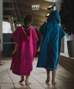 Outlet Watery badeponcho til junior (6-15) - Microfiber - Lilla