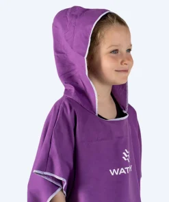 Outlet Watery badeponcho til junior (6-15) - Microfiber - Lilla
