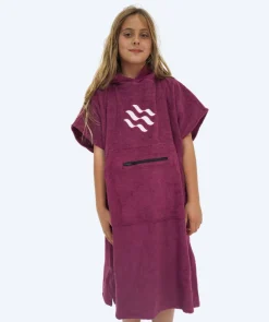 Best Watery badeponcho til junior (6-15) - Bomuld - Lilla