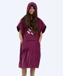 Best Watery badeponcho til junior (6-15) - Bomuld - Lilla