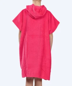 Online Watery badeponcho til junior (6-15) - Bomuld - Pink