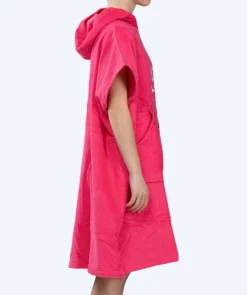 Online Watery badeponcho til junior (6-15) - Bomuld - Pink