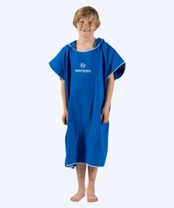 Online Watery badeponcho til junior (6-15) - Microfiber - Royal Blue