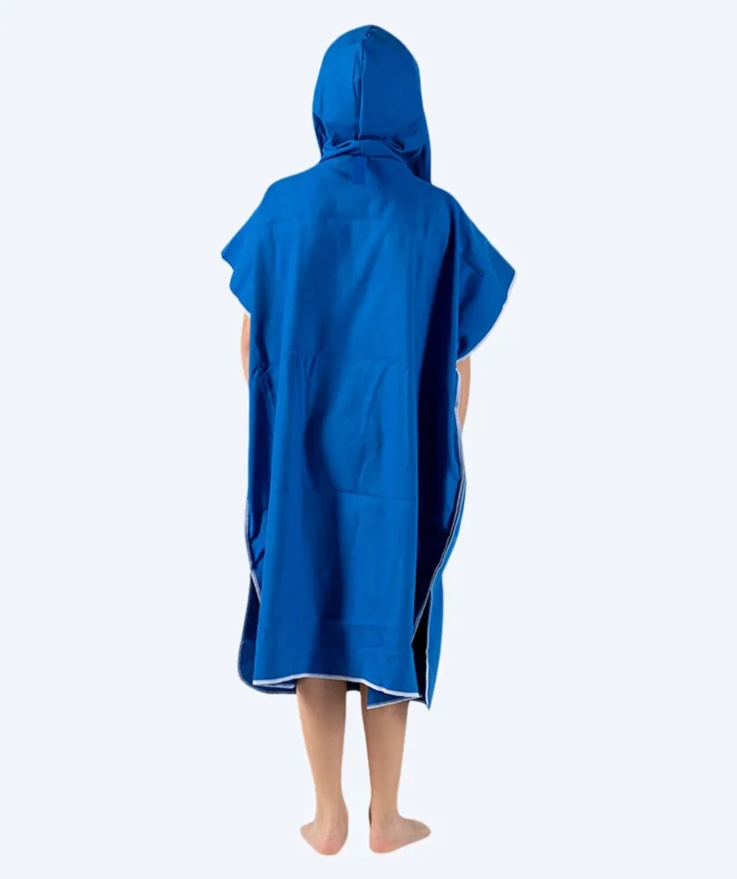 Online Watery badeponcho til junior (6-15) - Microfiber - Royal Blue