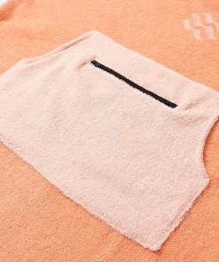 Online Watery badeponcho til junior (6-15) - Bomuld - Atlantic Pink