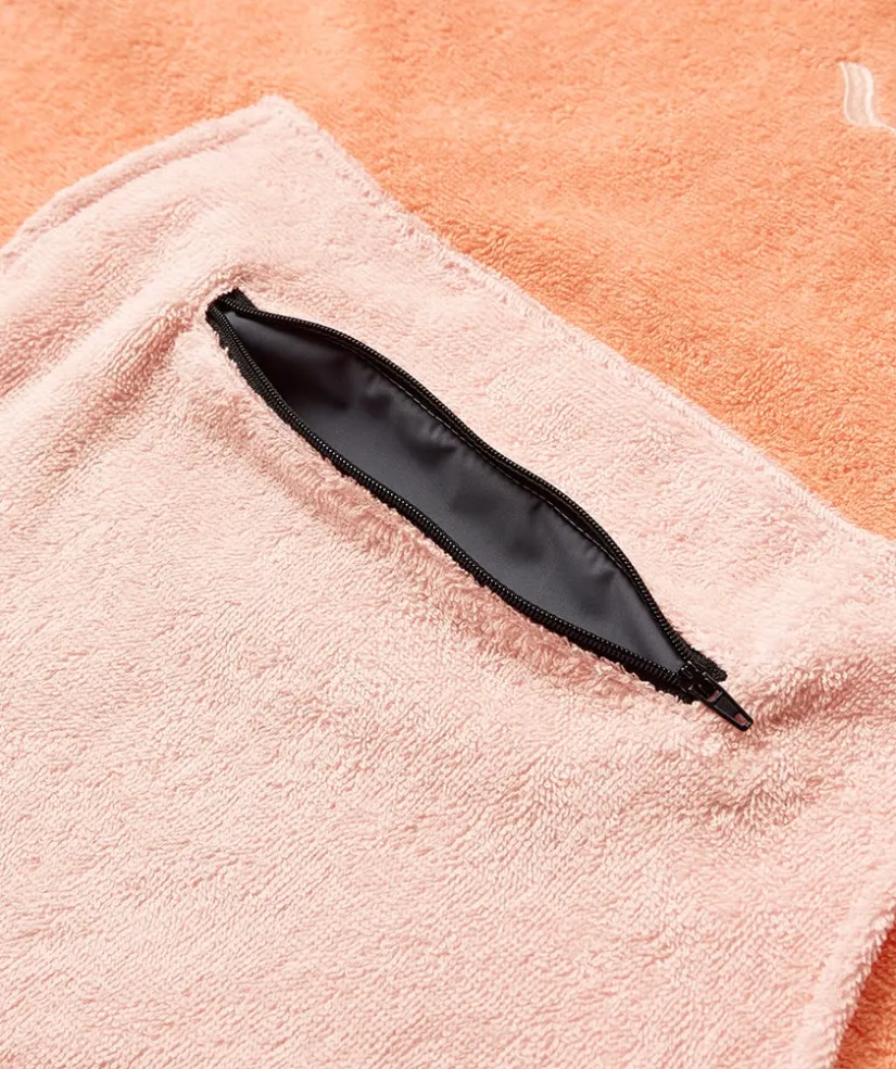 Online Watery badeponcho til junior (6-15) - Bomuld - Atlantic Pink