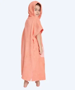 Online Watery badeponcho til junior (6-15) - Bomuld - Atlantic Pink