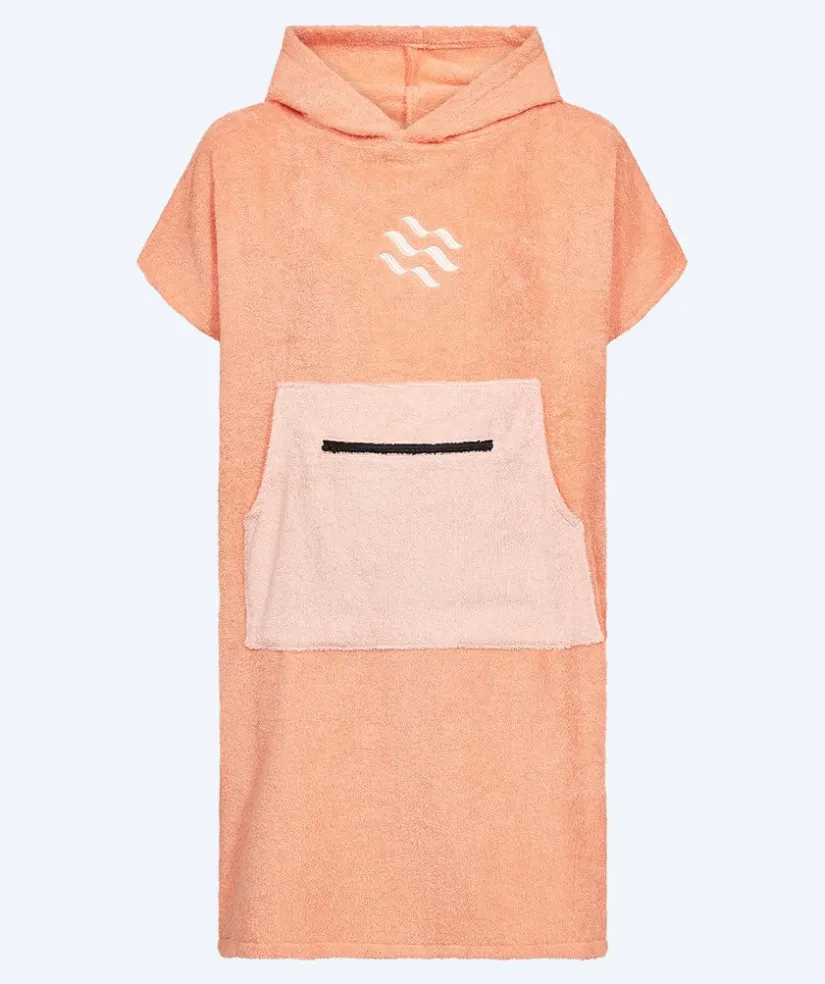Online Watery badeponcho til junior (6-15) - Bomuld - Atlantic Pink