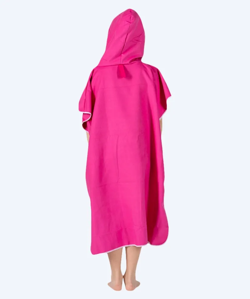Outlet Watery badeponcho til junior (6-15) - Microfiber - Pink