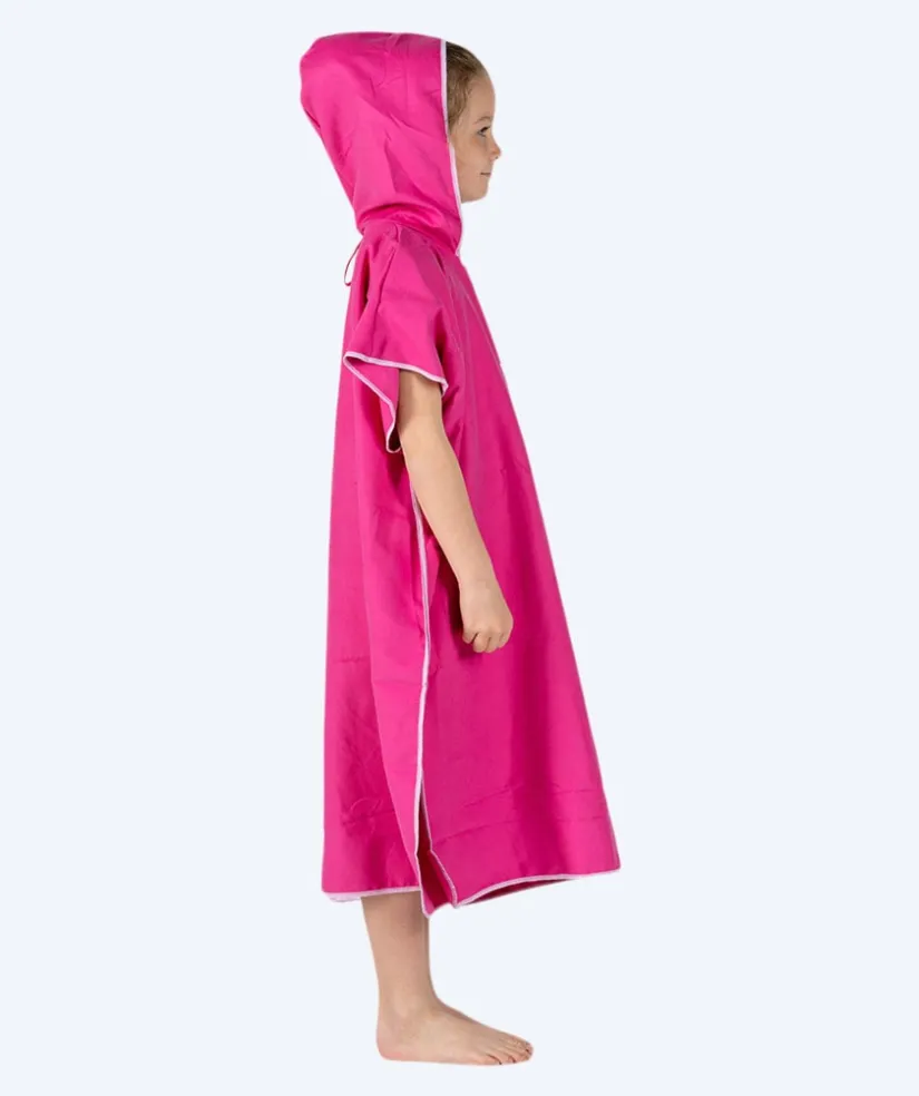 Outlet Watery badeponcho til junior (6-15) - Microfiber - Pink