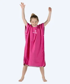 Outlet Watery badeponcho til junior (6-15) - Microfiber - Pink