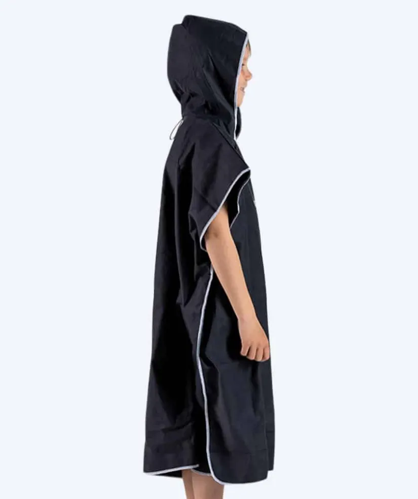 New Watery badeponcho til junior (6-15) - Microfiber - Sort