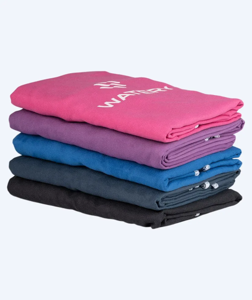 New Watery badeponcho til junior (6-15) - Microfiber - Sort
