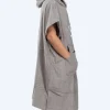 Clearance Watery badeponcho til junior (6-15) - Bomuld - Grå
